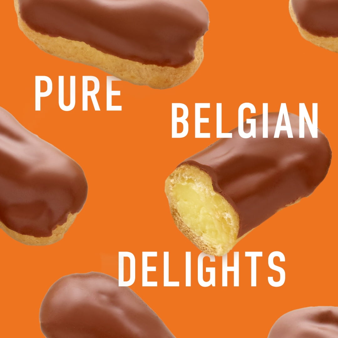 Poppies Milk Chocolate Mini Eclairs, Ready-to-Eat (Frozen) 15oz