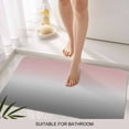 thumbnail image 6 of Gradient Pink Grey Doormat Outdoor Entrance 24"x36", Modern Abstract Color Ombré Art Absorb Moisture Dirt Door Mats, Non-Slip Rubber Backing Floor Mats Indoor, Low-Profile Front Door Rugs, 6 of 9