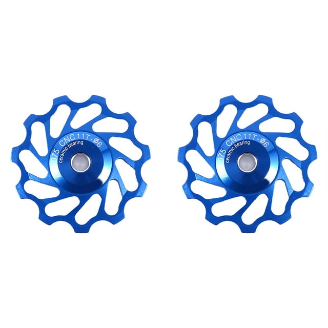 Bike Ceramic Pulley, Bearing Wheel, Durable Rear Derailleur Guide Roller Part Accessory Aluminium Alloy Wheel Pulley For Bike