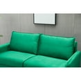 thumbnail image 2 of Almor Velvet Living Room Sofa Green, 2 of 5