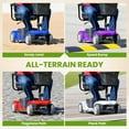 thumbnail image 4 of SKRT Mobility Scooter for Adults, Senior, skmc 4 Wheels Electric Powered Chargeable Device for Travel, Lightweight and Portable, with LED Headlights and Basket, Charger Included, Best Present for Mom, 4 of 8
