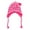 Pink, variant on CTM  Heavy Knit Winter Pattern Peruvian Hat (Women)