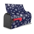 thumbnail image 3 of Yiaed Snowflakes2 Print Mailbox Covers, Magnetic Mailbox Cover, Mail Box Covers for Garden Outdoor Decor Box Covers-21x18 in, 3 of 8