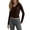Brown, variant on Weardear Long Sleeve Shirts for Women 2024 Fall Fashion V Neck Basics Crop Tops Layering Slim Fitted Y2K Tops