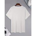 thumbnail image 3 of Men's Regular Size Cotton T-Shirt with Robotic Bear Print - Casual, Breathable & Stretchy Crew Neck Tee for Spring/Summer/Fall, REGULAR SIZE, Casual Sporty Tee, Summer Gifts, 3 of 9