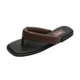 thumbnail image 1 of Amzcrzy Zapatos de mujer,Zapatos de mujer,Zapatillas de mujer, Sandalias planas con clip para el pie para mujer, zapatos casuales, ropa de playa, sandalias cómodas Sandalias Mujer Zapatillas De Casa, 1 of 4