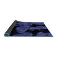 thumbnail image 2 of Ahgly Company Indoor Square Abstract Blue Modern Area Rugs, 3' Square, 2 of 4