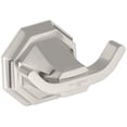 thumbnail image 1 of Perrin And Rowe U.6122 Deco Double Robe Hook - Nickel, 1 of 5
