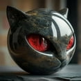 thumbnail image 2 of Luxury Black Cat Sculpture,Elegant Home Décor & Gift-Ready Art Piece, Cats Figurine Decoration, 2 of 9