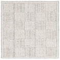 thumbnail image 2 of SAFAVIEH Abstract Milan Striped Area Rug, Dark Gray/Ivory, 6' x 6' Square, 2 of 10