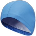 thumbnail image 1 of Gorro de natación para piscina - Mixto para hombre y mujer - Tejido de PU suave y cómodo - Fácil de poner - Azul, 1 of 5
