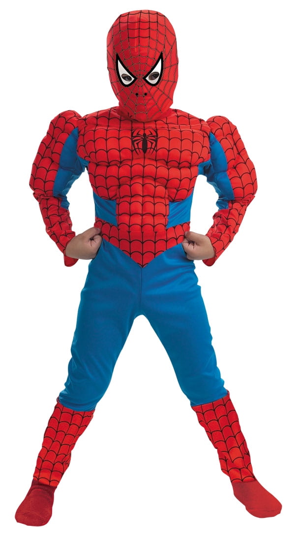 Kids Muscle Chest Spiderman Costume - Walmart.com
