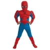 Disguise Boys Built-In Muscle Arms Chest Spider-Man Costume & Mask Small (4-6)