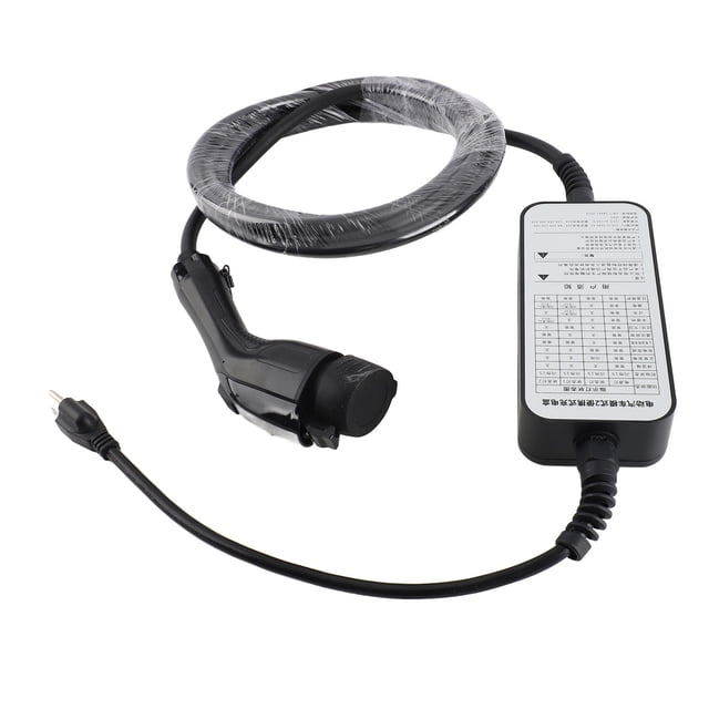 Conector de Carga de Automóviles Eléctricos, 16a Nivel Ajustable 2 eV Cable de Cargador Tipo 1 Sae J1772 Buena conductividad para Nueva Vehículos de Energía