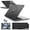 Crystal Black, variant on IBENZER Compatible with 2025 2024 2023 MacBook Air 15 inch case M4 A3241 M3 A3113 M2 A2941, Hard Shell Case & Keyboard Cover & Screen Protector & Type-C Adapter for Mac Air 15.3", Crystal Clear, CYCL