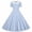 Light Blue, variant on XUNKUSGA Girls Dresses 1950S Retro Dress Short Sleeve Shawl Collar Summer Dress Vintage Plaid Print Buttoned Slim Fit Swing Dress for Party Wedding,Red,5-6 Years