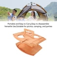 thumbnail image 4 of Mesa de Picnic de Vino, Mesa de Picnic Soporte de Copa de Vino de Transporte Para Al Aire Libre, 4 of 7