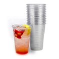 thumbnail image 1 of 25pcs Super Sturdy Clear Plastic Cups - 300 Ml - 10 Oz,perfect For Coffee, Juice, Bubble Tea (lids Not Included), 1 of 3