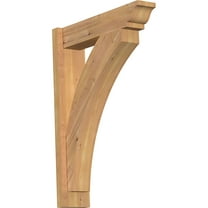Ekena Millwork 5.50"W x 22"D x 30"H Thorton Smooth Traditional Outlooker, Western Red Cedar