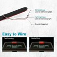 thumbnail image 1 of 12V Motorcycle LED Tail Light Motorcycle Stop Tail Light for Most Motorcycle Brake Tail Light Accessories, 1 of 3
