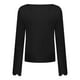 thumbnail image 5 of Blusa de encaje con botones y camisa dividida de manga larga con cuello en O para mujer Fridja  fhghd322, 5 of 5