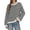 Black, variant on Knit Sweater for Women Striped Crew Neck Long Sleeve Casual Loose Fit| Casual style, fall and winter piece, soft acrylic cotton blend, ribbed hem, Y2K preppy look, soft and comfortable