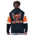 thumbnail image 2 of Men's Starter Navy Chicago Bears Extreme Full-Zip Hoodie, 2 of 2