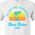 thumbnail image 4 of Inktastic Summer Enjoy the Sunshine Boca Raton Florida in Blue T-Shirt, 4 of 5