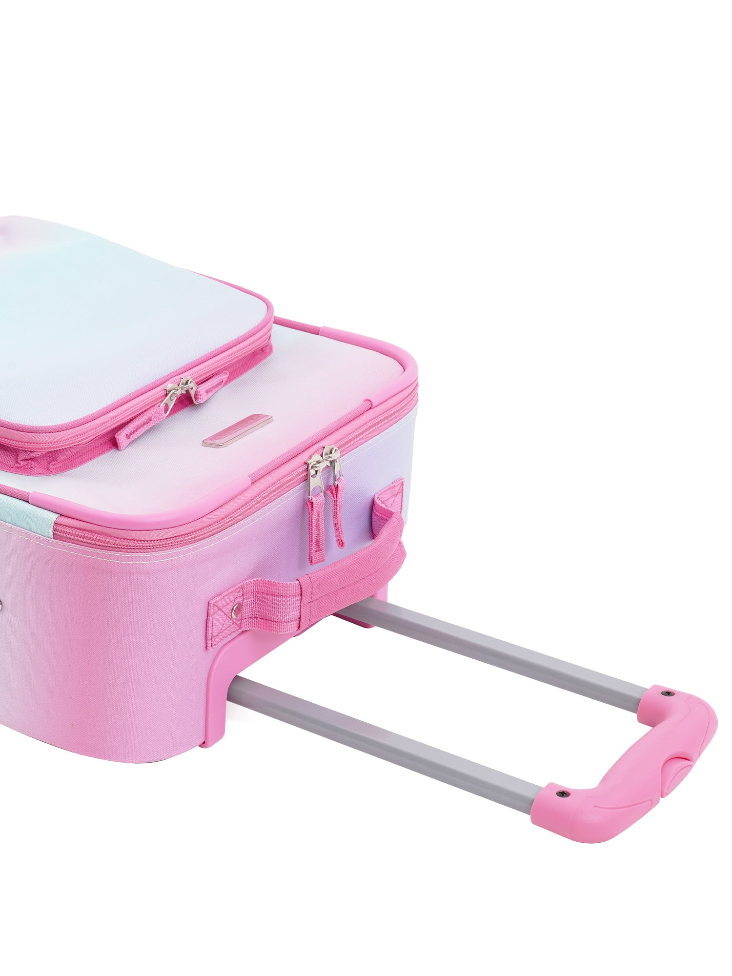 Travelers Club 3 Piece Soft-Side Junior Kid's Travel Luggage Set, Pink Omni