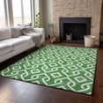thumbnail image 6 of Addison Rugs Mayfield Washable Transitional Geometric Emerald Rectangle Rug, 2'6" x 3'10", 6 of 6