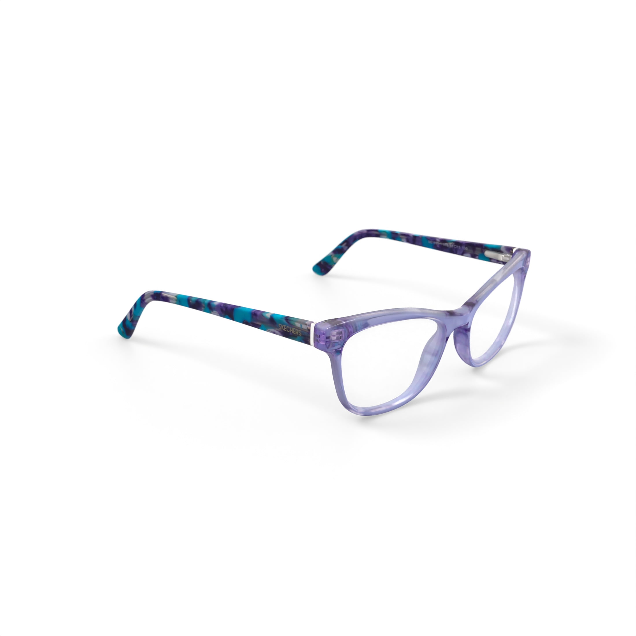 Skechers Youth SE1695 Cat Eye Prescription Eyeglasses with Case, Purple