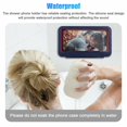 thumbnail image 2 of Waterproof Wall-Mounted Cell Phone Holder Case with Touch Screen for Bathroom Shower, 2 of 9