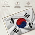 thumbnail image 6 of Elephant Stock Silky South Korea Flag Wall Art - Horizontal Canvas Wall Art - Living Room Wall Decor - Flags Canvas - Gray And Brown Decor - 39" x 26", 6 of 8