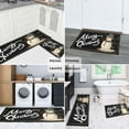 thumbnail image 6 of 2 Pieces Of Kitchen Rugs and Mats Non Skid Washable Merry Christmas (3) Kitchen Mat,Floor Cushion Waterproof Rug,Rubber Backed Area Rugs for Laundry 47*17+30*17, 6 of 7