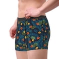 thumbnail image 2 of Pofeuu Hawaiian Style Print Men’s Boxer Briefs, Moisture-Wicking Underwear, Regular,Trunk-Large, 2 of 5