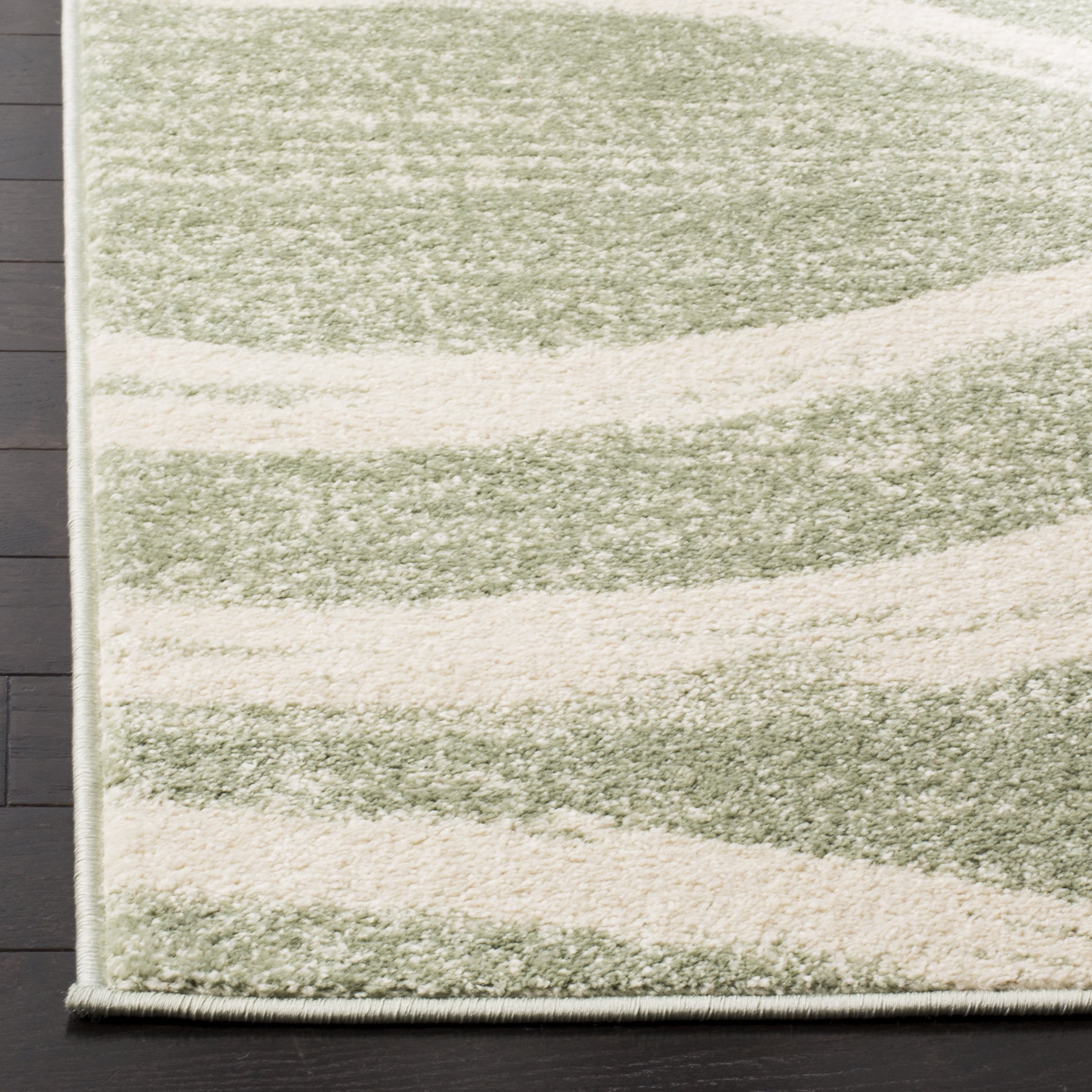 Safavieh Adirondack Isidor Geometric Swirls Runner Rug, Sage/Cream, 2'6" x 14'