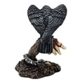 thumbnail image 4 of Ebros Gift Dark Raven Crow Feeding On Shackled Cadaver Hand Flesh Figurine 6"H, 4 of 4