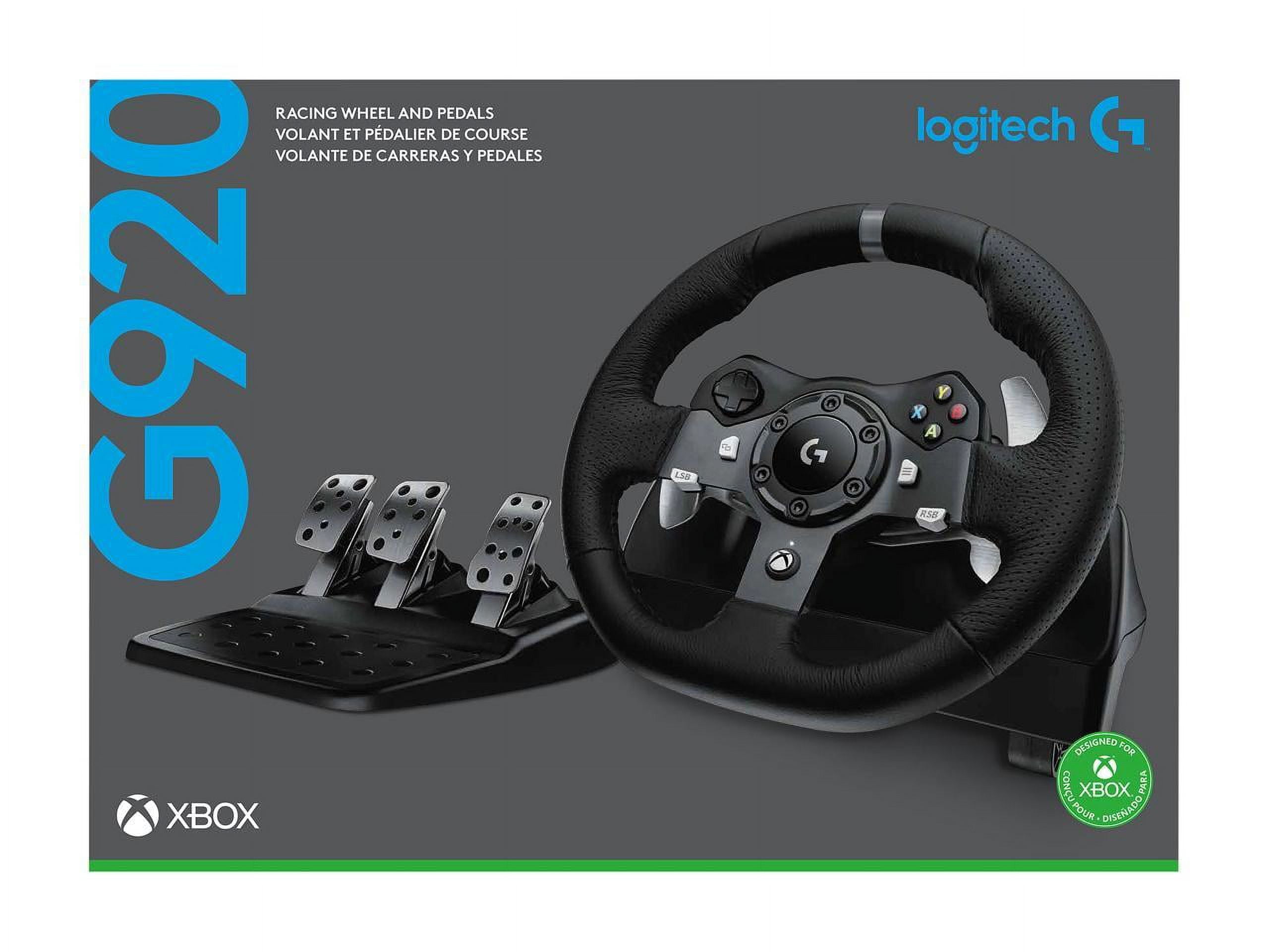 Logitech G920 Volant + pédales PC/Xbox One 941-000123 pas cher