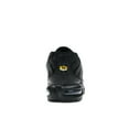 thumbnail image 4 of Nike Men's Air Max Plus Triple Black Leather Running Shoes, from StockX, 4 of 5