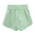 thumbnail image 3 of Vedolay Womens Workout Shorts Women's Essential Wide Waistband Bermuda Short,Green S, 3 of 5