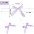 thumbnail image 2 of Lazos trenzados de satén Beileinicehk, color morado, paquete de 100, 2 of 7