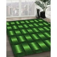 thumbnail image 2 of Ahgly Company Indoor Rectangle Patterned Dark Forest Green Area Rugs, 8' x 10', 2 of 6