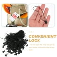 thumbnail image 7 of jojofuny Hanging Tag Fasteners Garment Price Tag Fastener Black 1000Pcs 6.9X0.24X0.08In, 7 of 7