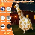 thumbnail image 5 of 8FT Cute Chubby Giraffe Inflatbale Decorations, Christmas Inflatables Animals Chibi Style, Zoo Amusement Park Blow up Animals Outdoor Decor, Built-in LEDs for Garden, Lawn, Yard, Patio, 5 of 6