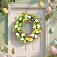 thumbnail image 2 of JHEHF 2026 Easter Wreaths for Front Door Easter Egg Door Wreath Spring Farmhouse Party Window Fireplace Mantle Wall Outdoor Indoor Decorations 11.8inch, 2 of 6