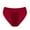 Red, variant on Underwear Women Pack Women'S Solid Color Large Size Leak Proof Conservative Low Waist Breathable Briefs for Women(Red, M)