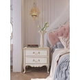 thumbnail image 1 of Girl Wood Luxury Bed Nordic Queen Cute Modern Twin King Bed Bedroom Princess Leather Camas De Matrimonio Dormitorio Furniture My Lux Decor Round, 1 of 8
