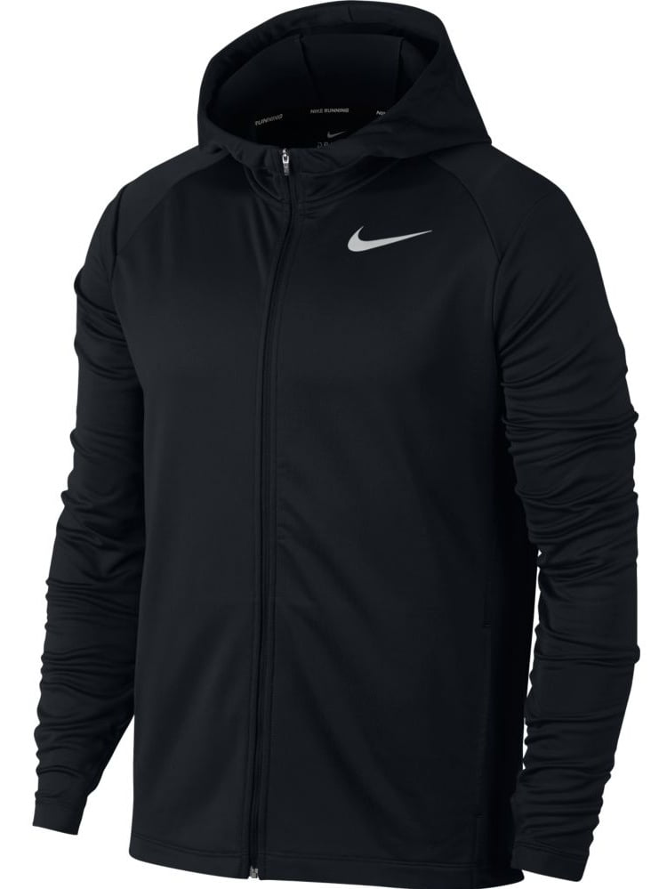 Nike - Nike Men's Therma Full Zip Running Hoodie 922965-010 Black ...