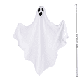 thumbnail image 4 of Spooky Halloween Porch Decor Ghost Hanging Decor, Vintage Halloween Decorations Outdoor Swinging Ghost, Halloween Ghost Decor Goth Accessories for Yard Garden Halloween Party Decorations, 4 of 6