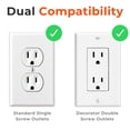thumbnail image 3 of 4-Pack Self-Closing Outlet Covers for Baby Proofing, 3 of 7